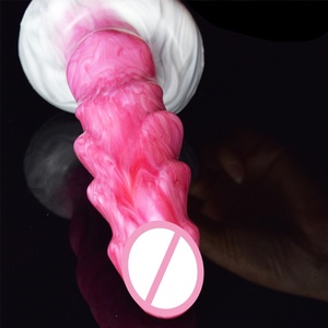 FAAK-G57 Gory Dog <b>Dildo</b> Curved Realistic Animal Penis With Sucker Sex Toys for Women Vaginal Stimulation Adult Anal Plug - Product Image 5