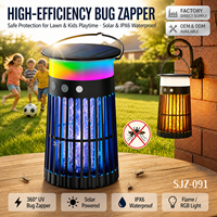 360 °   Lampe anti-moustiques électrique à piège lumineux OEM/ODM, directement de l'usine, étanche IP66, solaire, en ABS, pour intérieur et extérieur