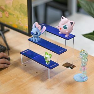 Living Room Art Creativity Blind Box Artifacts Storage Ladder <b>Shelf</b> Acrylic <b>Shelf</b> <b>Desktop</b> Storage Display Ornament <b>Shelf</b> - Product Image 5