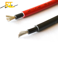 Cable Solar con Conductor de Cobre Estañado al por Mayor, Aislamiento XLPE, PV1-F, H1Z2Z2-K, 2.5mm, 4mm, 6mm, 10mm, 16mm