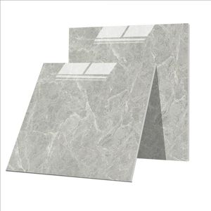 Gạch men Foshan 600x600, gạch lát nền trong nhà, màu xám đá, vân đá cẩm thạch, chống trơn, men bóng, kích thước 60x60