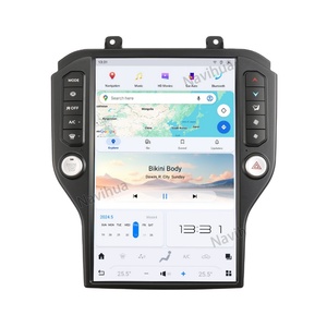 วิทยุติดรถยนต์ NaviHua สำหรับ Ford Mustang ปี 2015-2020 สไตล์ Tesla ระบบ Android หน้าจอสัมผัส 2K ขนาด 14.4 นิ้ว ความจุ 8+128 พร้อม Carplay ระบบนำทาง GPS รุ่นใหม่ - Product Image 2