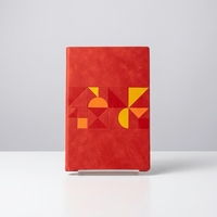 Carnet de notes professionnel en cuir souple A5 personnalisé avec logo, carnet d'étudiant simple et épaissi pour enregistrement de réunions