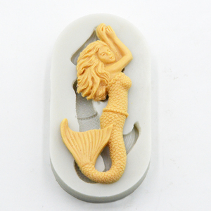 <span class=keywords><strong>Molde</strong></span> de silicona con dibujos de sirena <span class=keywords><strong>para</strong></span> decoración de tartas, <span class=keywords><strong>molde</strong></span> de silicona con dibujos de chocolate y azúcar <span class=keywords><strong>para</strong></span> manualidades - Product Image 6