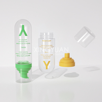 Envase de Plástico Reciclable Personalizado para Cuidado de la Piel, Cápsula Invertida de 60 ml, Botella con Bomba para Suero, Loción, Tónico Hidratante y Spray