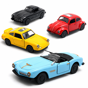 Prix d'usine : Voiture de sport rétro allemande classique 1:43 en alliage moulé sous pression, avec portes ouvrantes et fonction de recul, écologique, pour enfant - Product Image 1