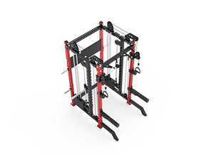 Máquina de entrenamiento funcional de doble <span class=keywords><strong>cable</strong></span> con rack de potencia, estructura de acero de alta resistencia, equipo comercial de gimnasio para entrenamiento de fuerza de cuerpo completo - Product Image 5