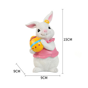 Adornos Creativos <span class=keywords><strong>de</strong></span> <span class=keywords><strong>Conejito</strong></span> <span class=keywords><strong>de</strong></span> <span class=keywords><strong>Pascua</strong></span>, Lindas <span class=keywords><strong>Manualidades</strong></span> <span class=keywords><strong>de</strong></span> Bambú, Diseño Moderno, Decoración para el Hogar, Cafetería, Patio, Jardín - Product Image 3