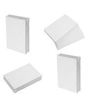 Étiquette autocollante en vinyle brillant blanc imperméable de taille personnalisée A4 A3 pour imprimantes à jet d'encre, utilisation cosmétique