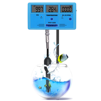 Testeur de qualité de l'eau numérique multi-paramètres PHT-026 batterie Rechargeable intégrée 6 en 1 EC TDS PH mètre