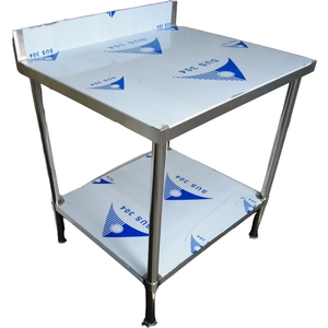 VICTORY, mesa de acero inoxidable personalizada, Banco SS con protector contra salpicaduras, equipo de panadería y catering para snack bar y restaurantes - Product Image 6