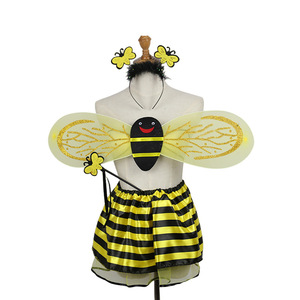 PARTYMENT Disfraz de <span class=keywords><strong>Fiesta</strong></span>, Accesorios para Disfraces, Disfraz de Cosplay para el Día del Niño, Traje de Actuación, Conjunto de Vestido con Alas de Abeja - Product Image 6