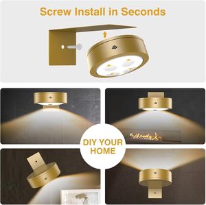 3-gói không dây hình ảnh Ánh sáng Pin hoạt động vàng Tường đèn từ hẹn giờ hiển thị Dimmable nghệ thuật ánh sáng khung tường - Product Image 6