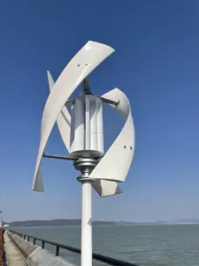 Fabricantes de China <span class=keywords><strong>VAWT</strong></span> CE alta calidad 1KW turbina eólica de eje Vertical arranque de baja velocidad del viento 12/24V Vertical Dynamo Gene - Product Image 5