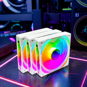 Ventilador de 6 pines RGB de gama alta de 120mm, ordenador eléctrico colorido para juegos para caja de PC, nuevos modelos con disipador de calor de plástico de 1,8 W - Product Image 4