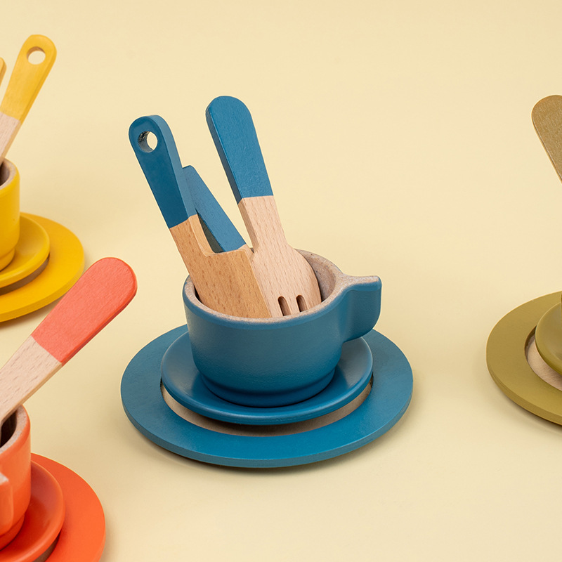 Wooden  Cake Teapot Set preview 5