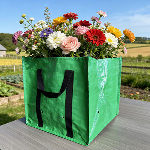 Usine <span class=keywords><strong>de</strong></span> fabrication <span class=keywords><strong>de</strong></span> sacs en PP en gros, sacs fourre-tout imprimés, sacs <span class=keywords><strong>de</strong></span> culture écologiques, durables, réutilisables, imperméables, pots <span class=keywords><strong>de</strong></span> fleurs portables - Product Image 4