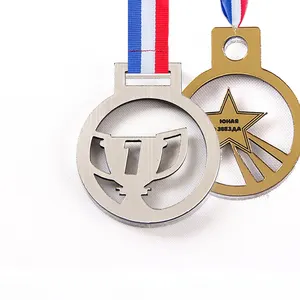 ميدالية عالية الجودة منخفضة السعر مخصصة ثلاثية الأبعاد ميداليات مفرغة ميدالية المرشح للنهاية نصف الماراثون