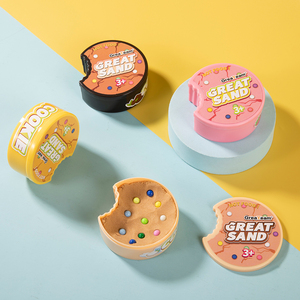 New Trend DIY Soft Great Sand Cookie Theme Sensory Toy Education Art Play <b>Kits</b> Modeling Magic Sand Beads Accessories - Product Image 3
