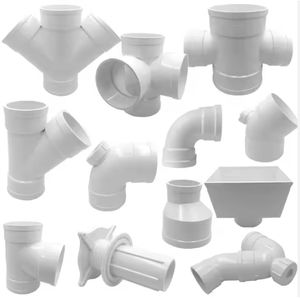 Boxi prix direct d'usine connecteur de tuyau en plastique couleur crème raccord de tuyau en PVC 20mm 25mm - Product Image 1