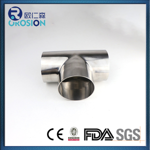 ריתוך סניטריים נירוסטה מתאים מראה שווה שלוש דרך טי <span class=keywords><strong>ss</strong></span> 304 צינור 316 מתאים כראוי - Product Image 3
