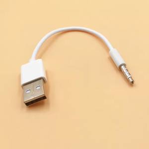 Câble adaptateur audio USB vers 3,5 mm, câble de synchronisation de données et de charge USB 2.0 vers jack 3,5 mm pour Apple <span class=keywords><strong>iPod</strong></span> <span class=keywords><strong>Shuffle</strong></span> 3e, 4e et 5e génération - Product Image 2