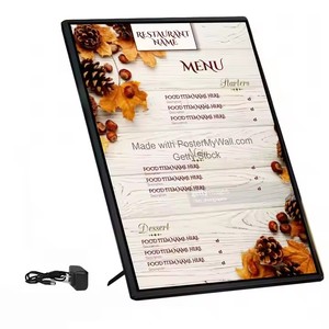 Trong nhà/ngoài trời khung nhôm quảng cáo hộp đèn điện tử dấu hiệu Bảng menu cho hiệu quả khuyến mãi - Product Image 6