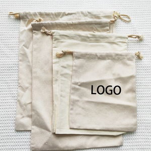 Sacs en toile personnalisés en coton et lin, petits, grands, longs, avec cordon <span class=keywords><strong>de</strong></span> serrage et logo imprimé sur mesure - Product Image 4