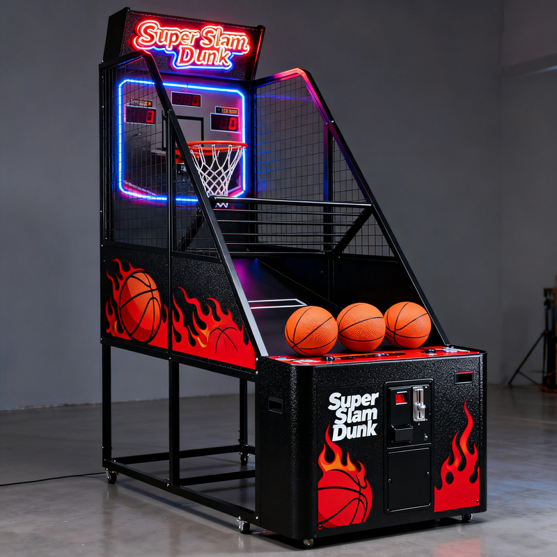 Indoor Redemption Entertainment Basket Ball Machine