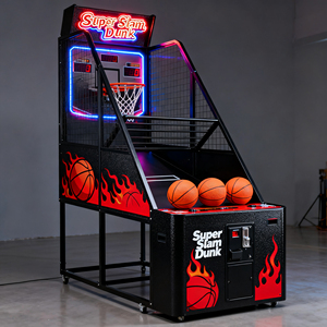 楽しみと娯楽のための耐久性のあるストリートバスケットボールゲーム機