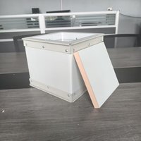 Panneau en mousse phénolique à double face en aluminium coloré, haute résistance à la compression, feuille de mousse rectangulaire pour conduits d'air, pour usage hospitalier