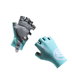 Gants mi-doigts en tissu de soie glacée respirants pour hommes et femmes, pour les sports d'été, protection solaire, activités de plein air - Product Image 4