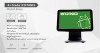 Sistema POS Inteligente con Pantalla Táctil Capacitiva de 15.6 Pulgadas, Caja Registradora Android 11, Bluetooth, Wi-Fi, 1 Año de Garantía, Venta al Por Mayor