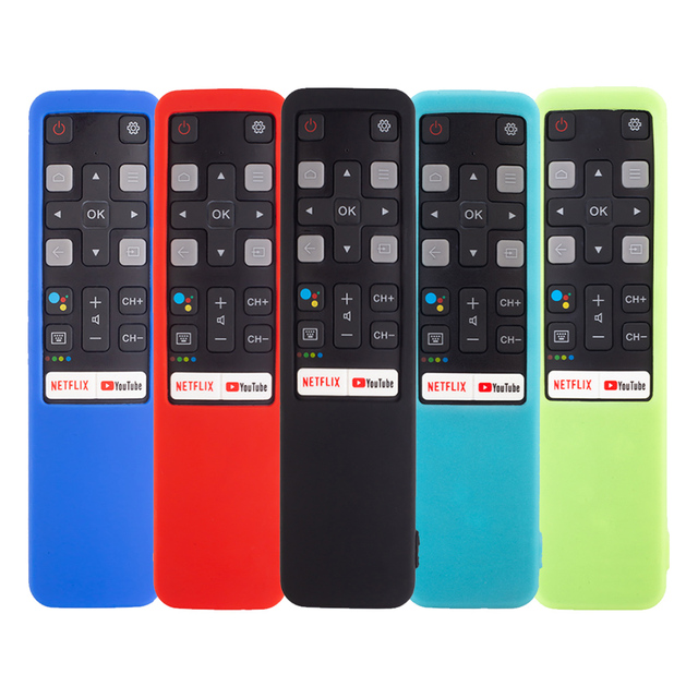 TCL TV Remote Control Protective Sleeve with Luminous Effect Waterproof Silicone Remote Control Cover