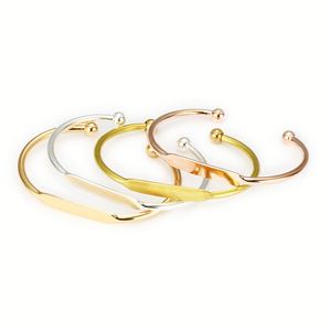 Customized Name Brass Personalized Thin Copper Cuff <b>Bangle</b> Chunky Bracelet <b>for</b> <b>Men</b> - Product Image 3