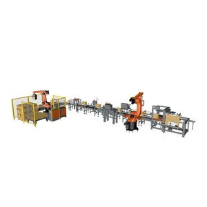 Auto Case Packing/Packaging Line With 6 Axis Kuka Robotic