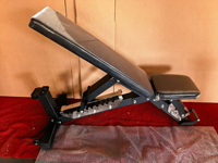 Banc de musculation pliable et réglable avec une capacité de 42 kg, réduction du bruit, pour la musculation à domicile et l'entraînement de force