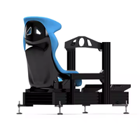 Kit de cadre de cockpit de simulation de course en aluminium extrudé robuste 40160, simulateur de conduite personnalisé pour jeu de course automobile en réalité virtuelle