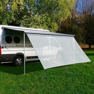 Auvent de <span class=keywords><strong>camping</strong></span>-<span class=keywords><strong>car</strong></span> Pare-soleil en PVC à mailles Accessoires d'extérieur pour auvent en plastique PVC pour protection solaire - Product Image 5