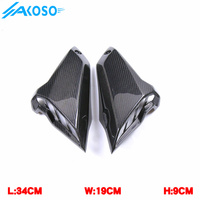 AKOSO accessoires de moto en fibre de carbone panneaux latéraux de réservoir de carburant revêtement d'habillage de cadre pour YAMAHA MT09 FZ09 2017-2020