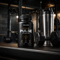 Capsules OUUSO Prime Pulse Max Stamina & Energy pour l'amélioration de la forme physique sportive, stimulation de l'endurance et de la vitalité masculine