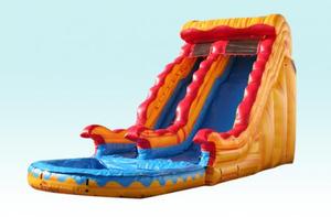 Tùy chỉnh-kích thước 18 feet Vàng Hot Lava <span class=keywords><strong>Inflatable</strong></span> trượt nước cho người lớn PVC hồ bơi ngoài trời đồ chơi cho bán - Product Image 2