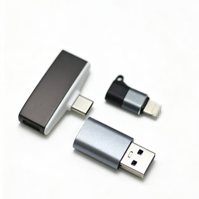 Portable Mini USB Flash Drive 128GB USB 3.0 Type-C Zinc Alloy Gift Capable of Uploading Files While Charging