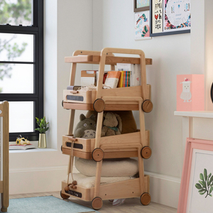 Meubles personnalisés, étagères à jouets en bois pour enfants, armoires de rangement pour bibliothèque scolaire, application pour chambre à coucher, OEM - Product Image 2