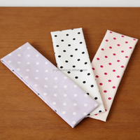 Bandeaux de sport polyvalents pour femmes en flanelle à pois larges, élastiques, confortables, antidérapants et réutilisables pour la course et le fitness