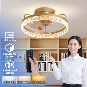 2023 30W luci <span class=keywords><strong>LED</strong></span> <span class=keywords><strong>ventilatore</strong></span> da soffitto Design moderno nordico moderno Design moderno camera da letto da pranzo apparecchio con telecomando motore a corrente continua - Product Image 6