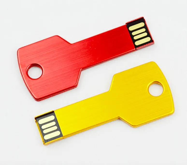 Hakiki anahtar USB şekil Pendrive Metal Memory Stick 4GB 8GB 16GB 32GB 64GB Usb Flash sürücü kalem sürücü flash usb disk kalem sürücü