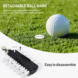 HUAEN <b>Golf</b> Tee Rack With Ball Marker And Divot Tool Multifunctional Accessory For Golfers - Product Image 5