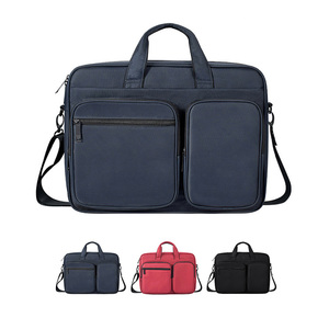 Low MOQ Multilayer Storage Single Shoulder Laptop Bag Waterproof Laptop Briefcase Bag For 12.5,13.3,14.1,15.6 Inch Notebook PC