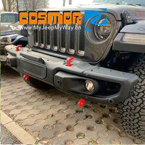 Parachoques delantero de aluminio para <span class=keywords><strong>Jeep</strong></span> <span class=keywords><strong>Rubicon</strong></span> JL 2018 y 2019 4DR, 2DR y gladiador JT, 10 ° Aniversario - Product Image 5